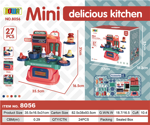 27 PCS Mini kitchen